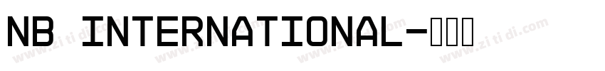 NB International字体转换